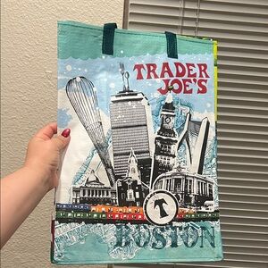 Trader Joe's Boston State Meal Reusable Grocery Bag
